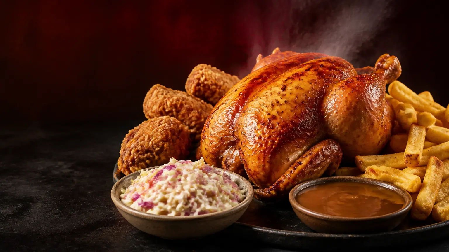 Rotisserie chicken meal